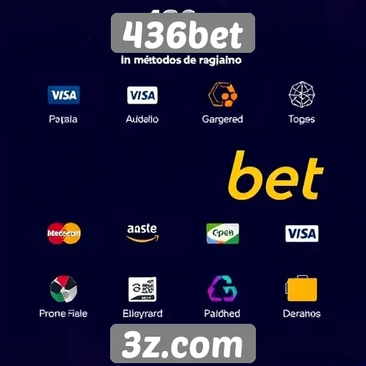 Métodos de pagamento aceitos pelo 436bet